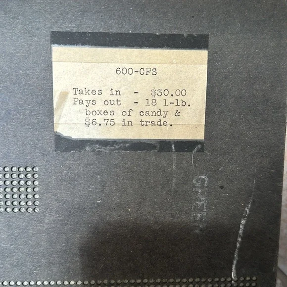 Vintage gaming punch board - Picture 3 of 3